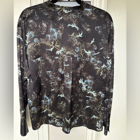 Vince 100% Silk Blouse Sz M - Picture 2 of 6